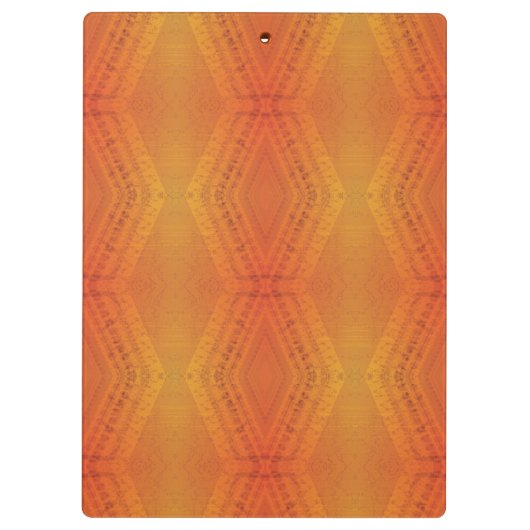 aanvaarding | Rood Oranje geel Shibori-patroon Klembord (Achterkant)