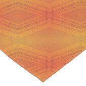 aanvaarding | Rood Oranje geel Shibori-patroon Korte Tafelloper (Hoek)