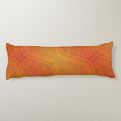 aanvaarding | Rood Oranje geel Shibori-patroon Lichaamskussen (Achterkant)