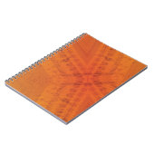 aanvaarding | Rood Oranje geel Shibori-patroon Notitieboek (Linkerzijde)