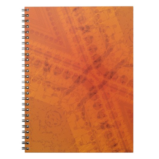aanvaarding | Rood Oranje geel Shibori-patroon Notitieboek (Voorkant)