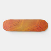 aanvaarding | Rood Oranje geel Shibori-patroon Persoonlijk Skateboard (Horizontaal)