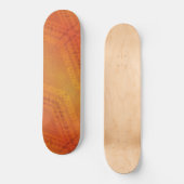 aanvaarding | Rood Oranje geel Shibori-patroon Persoonlijk Skateboard (Voorkant)