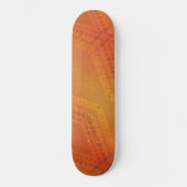aanvaarding | Rood Oranje geel Shibori-patroon Persoonlijk Skateboard (Voorkant)