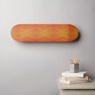 aanvaarding   Rood Oranje geel Shibori-patroon Persoonlijk Skateboard