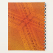 aanvaarding | Rood Oranje geel Shibori-patroon Planner (Achterkant)