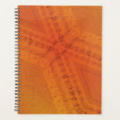 aanvaarding | Rood Oranje geel Shibori-patroon Planner (Voorkant)