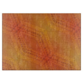 aanvaarding | Rood Oranje geel Shibori-patroon Snijplank (Voorkant)