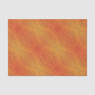 aanvaarding   Rood Oranje geel Shibori-patroon Tissuepapier