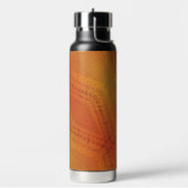 aanvaarding | Rood Oranje geel Shibori-patroon Waterfles (Links)