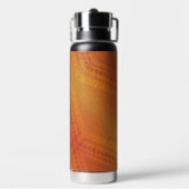 aanvaarding | Rood Oranje geel Shibori-patroon Waterfles (Achterkant)