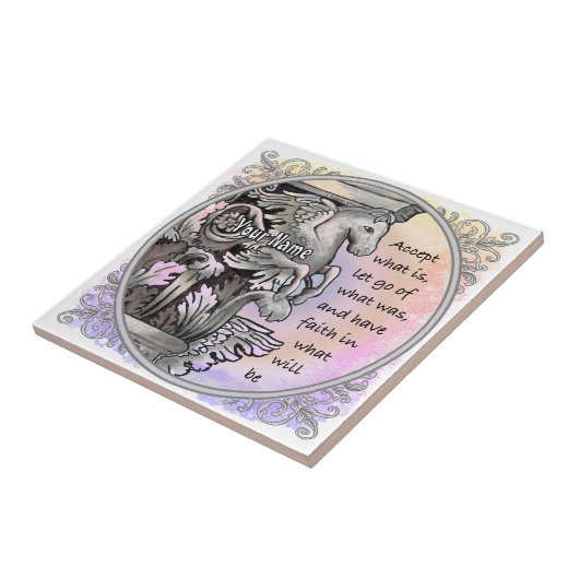 Aanvaarding Tegeltje (Zijkant)