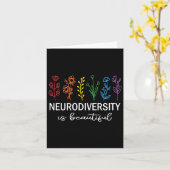 Aanvaarding van Autisme Bewustmaking Neurodiversit Kaart (Gele Bloem)