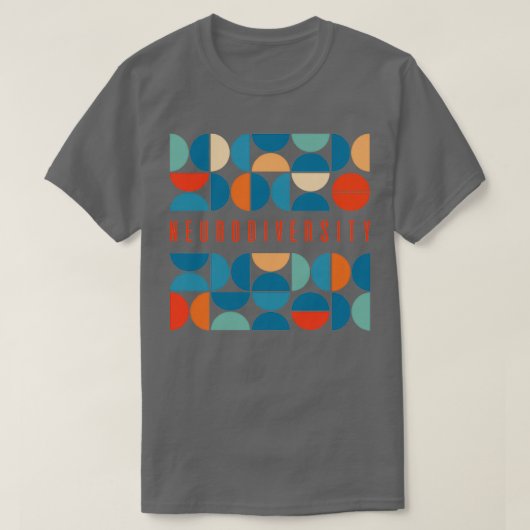 aanvaarding van autisme in de neurodiversiteit t-shirt (Design voorkant)