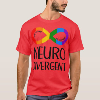 Aanvaarding van de neurodiversiteit Mijn mening is T-shirt