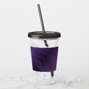 aanvaarding violet eclectisch boho-patroon acryl drinkbeker