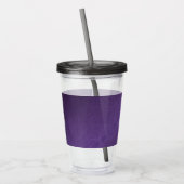 aanvaarding | violet eclectisch boho-patroon acryl drinkbeker (Links)