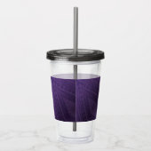 aanvaarding | violet eclectisch boho-patroon acryl drinkbeker (Rechts)