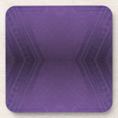 aanvaarding | violet eclectisch boho-patroon bier onderzetter (Voorkant)