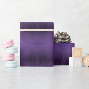 aanvaarding   violet eclectisch boho-patroon cadeaupapier