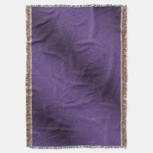 aanvaarding | violet eclectisch boho-patroon deken (Voorkant Verticaal)