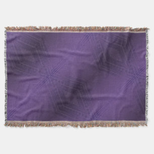 aanvaarding   violet eclectisch boho-patroon deken