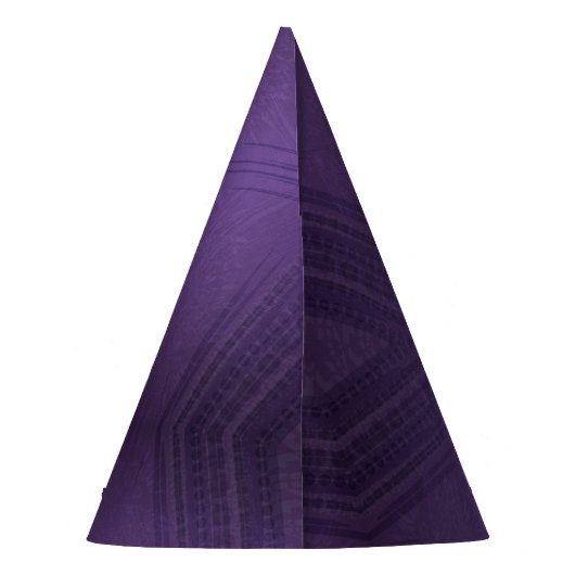 aanvaarding | violet eclectisch boho-patroon feesthoedjes (Achterkant)