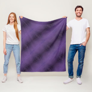 aanvaarding   violet eclectisch boho-patroon fleece deken