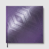 aanvaarding | violet eclectisch boho-patroon gastenboek (Voorkant)