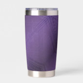 aanvaarding | violet eclectisch boho-patroon geïsoleerde drinkbeker (Achterkant)