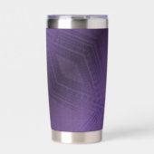 aanvaarding | violet eclectisch boho-patroon geïsoleerde drinkbeker (Voorkant)