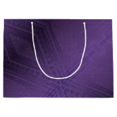 aanvaarding | violet eclectisch boho-patroon groot cadeauzakje (Voorkant)