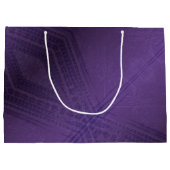 aanvaarding | violet eclectisch boho-patroon groot cadeauzakje (Achterkant)