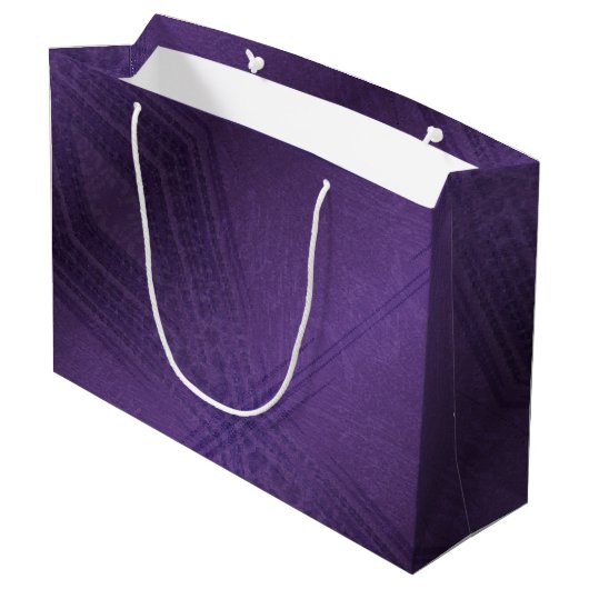 aanvaarding | violet eclectisch boho-patroon groot cadeauzakje (Achterkant Gekanteld)