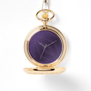 aanvaarding   violet eclectisch boho-patroon horloge