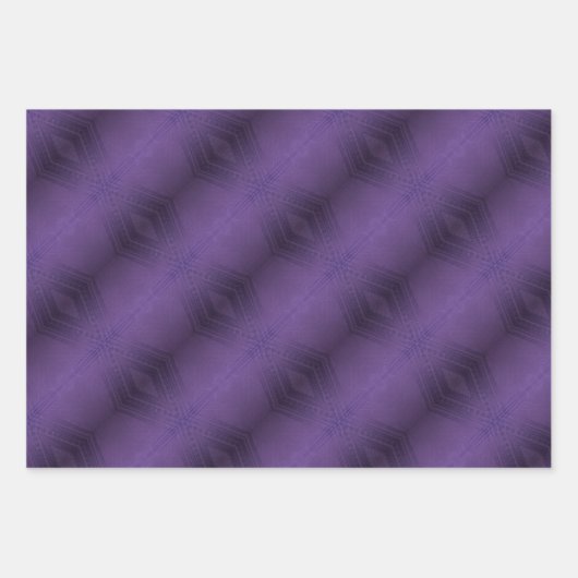 aanvaarding | violet eclectisch boho-patroon inpakpapier vel (Voorkant 3)