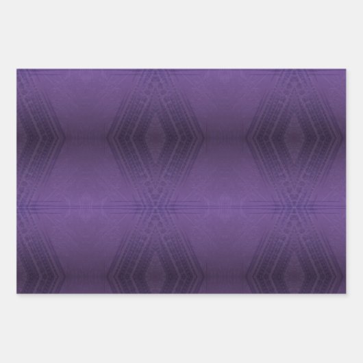aanvaarding | violet eclectisch boho-patroon inpakpapier vel (Voorkant)