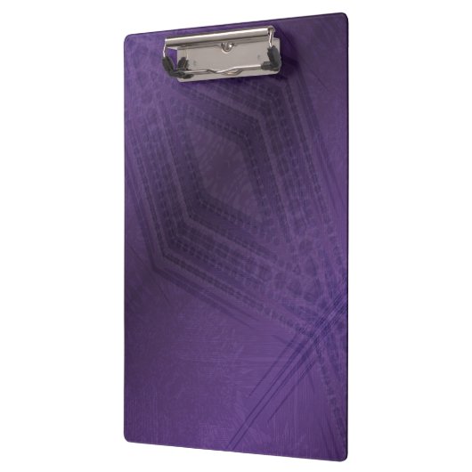 aanvaarding | violet eclectisch boho-patroon klembord (Links)