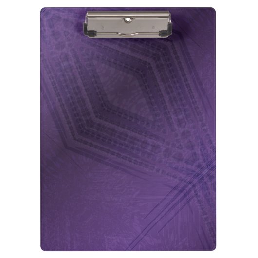 aanvaarding | violet eclectisch boho-patroon klembord (Voorkant)