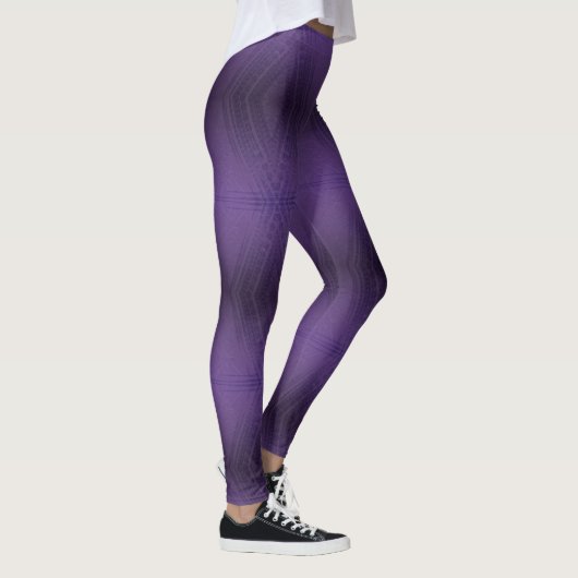 aanvaarding | violet eclectisch boho-patroon leggings (Rechts)