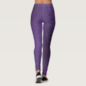 aanvaarding | violet eclectisch boho-patroon leggings (Achterkant)