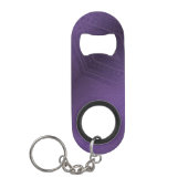 aanvaarding | violet eclectisch boho-patroon mini flessenopener (Voorkant)