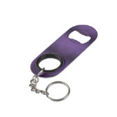 aanvaarding | violet eclectisch boho-patroon mini flessenopener (Achterkant Gekanteld)