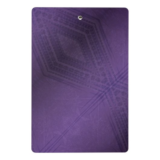 aanvaarding | violet eclectisch boho-patroon mini klembord (Achterkant)