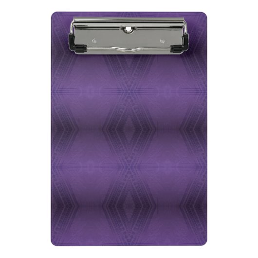 aanvaarding | violet eclectisch boho-patroon mini klembord (Voorkant)