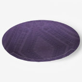 aanvaarding | violet eclectisch boho-patroon papieren bordje (Gekanteld)