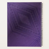 aanvaarding | violet eclectisch boho-patroon planner (Achterkant)