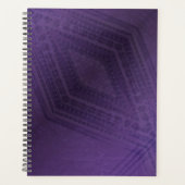 aanvaarding | violet eclectisch boho-patroon planner (Voorkant)