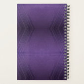 aanvaarding | violet eclectisch boho-patroon planner (Achterkant)