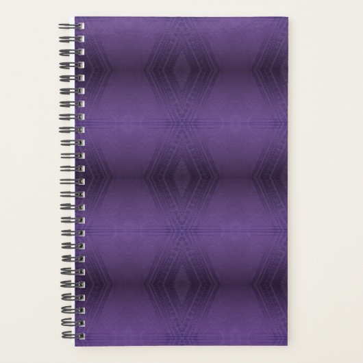 aanvaarding | violet eclectisch boho-patroon planner (Voorkant)